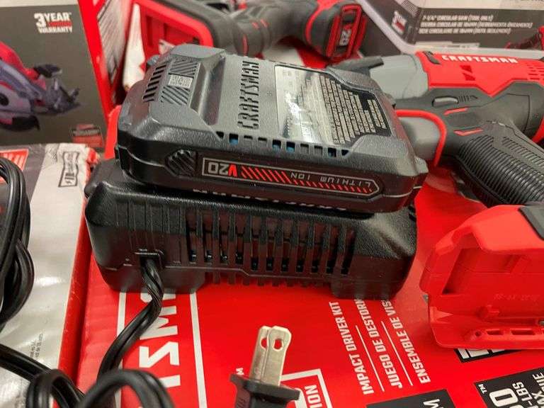 Craftsman V20 Impact Driver Kit Includes Battery and Charger Prime