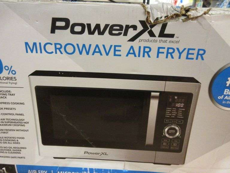 PowerXL Microwave Air Fryer Prime Time Auctions, Inc.