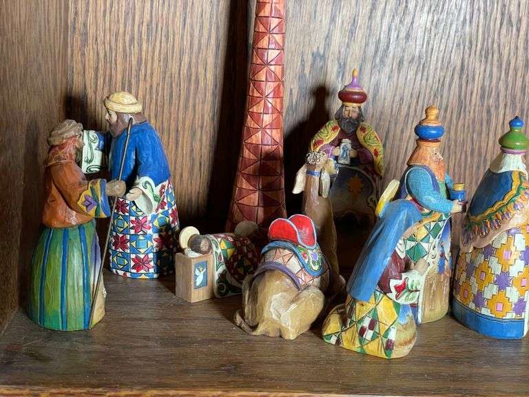 Jim Shore Heartwood Creek Nativity Set Prime Time Auctions, Inc.