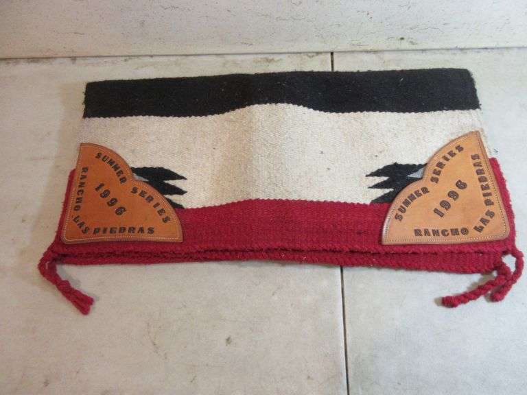 Saddle Blanket with Leather Corners Prime Time Auctions, Inc.