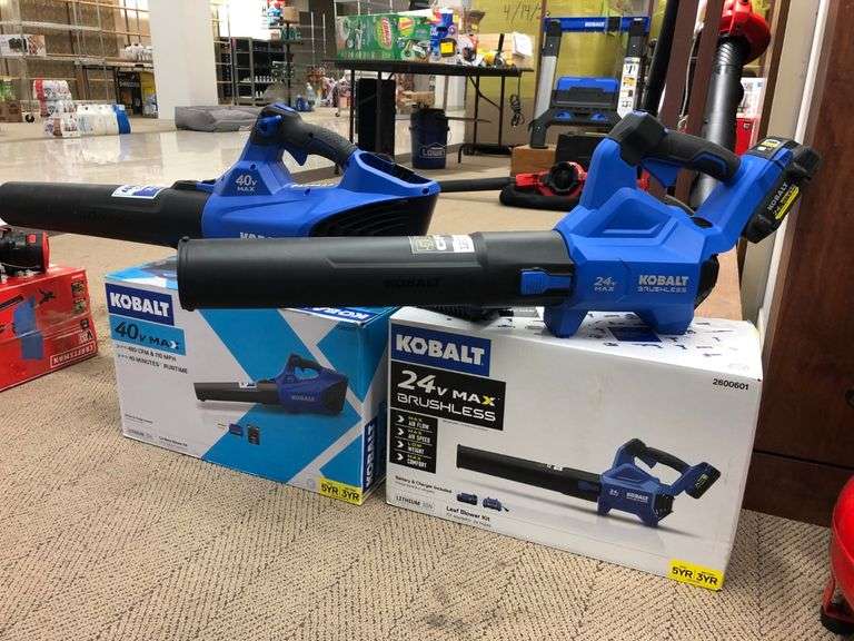 2) Kobalt Leaf Blower Prime Time Auctions, Inc.