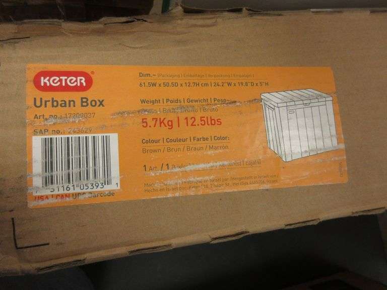 Keter Urban Box Prime Time Auctions, Inc.