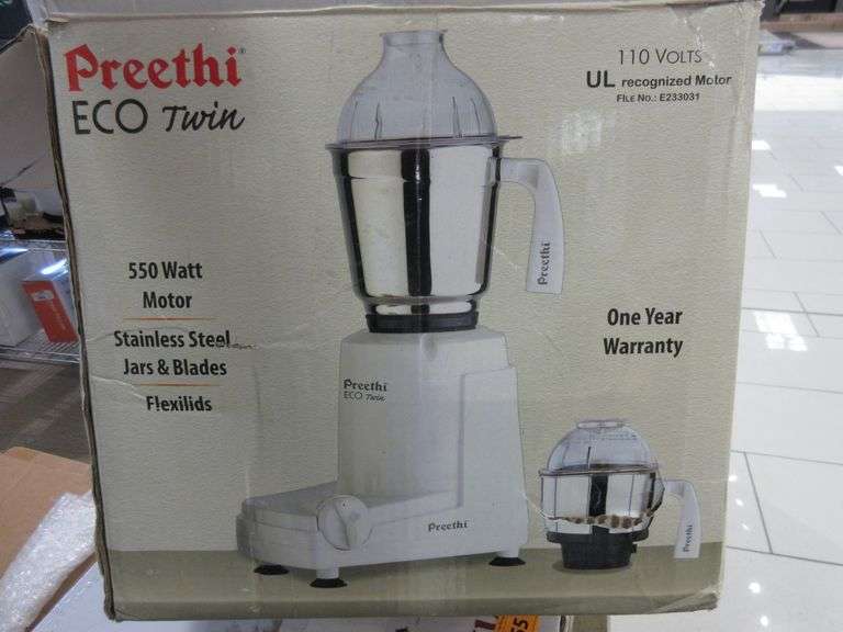 Preethi Eco Twin Blender Prime Time Auctions, Inc.