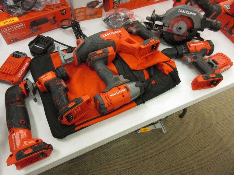 Craftsman Cordless Impact, Drill, Oscillating Tool, Flashlight