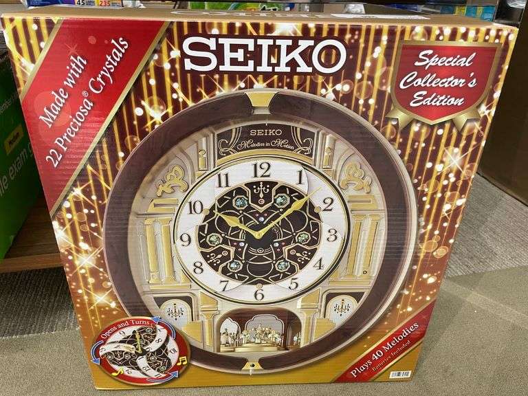 Seiko Melodies in Motion Clock* Prime Time Auctions, Inc.