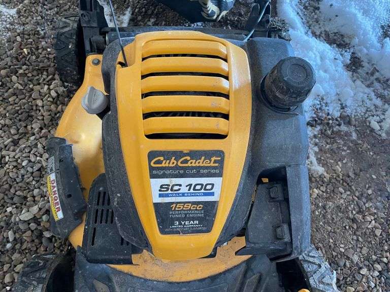 Cub Cadet SC100 Walk Behind Lawn Mower Prime Time Auctions, Inc.