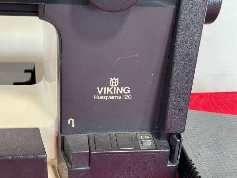 Viking Husqvarna 120 Sewing Machine Prime Time Auctions, Inc.
