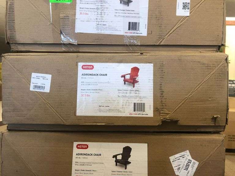 Keter Adirondack Chair Prime Time Auctions, Inc.