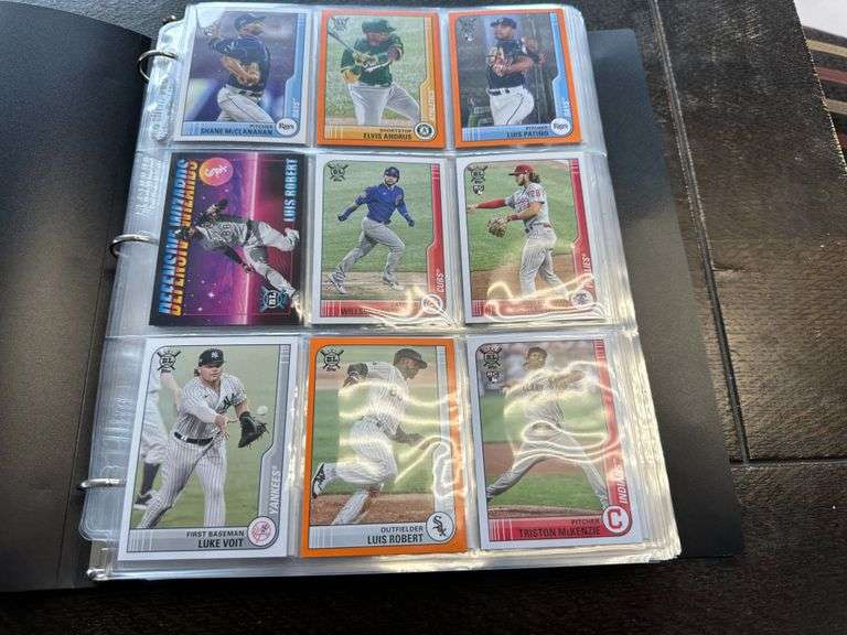 MLB Topps Collectible Trading Cards (25 Pages) Prime Time Auctions, Inc.