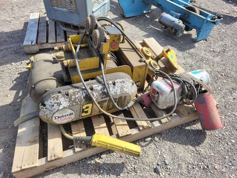 Detroit Hoist 3 Ton Prime Time Auctions, Inc.