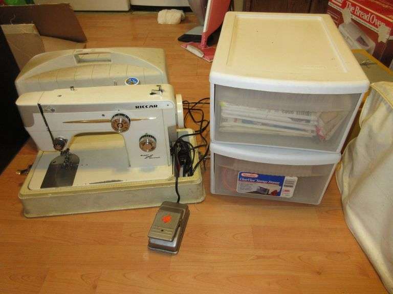 Riccar Sewing Machine, Patterns, Craft Items Prime Time Auctions, Inc.