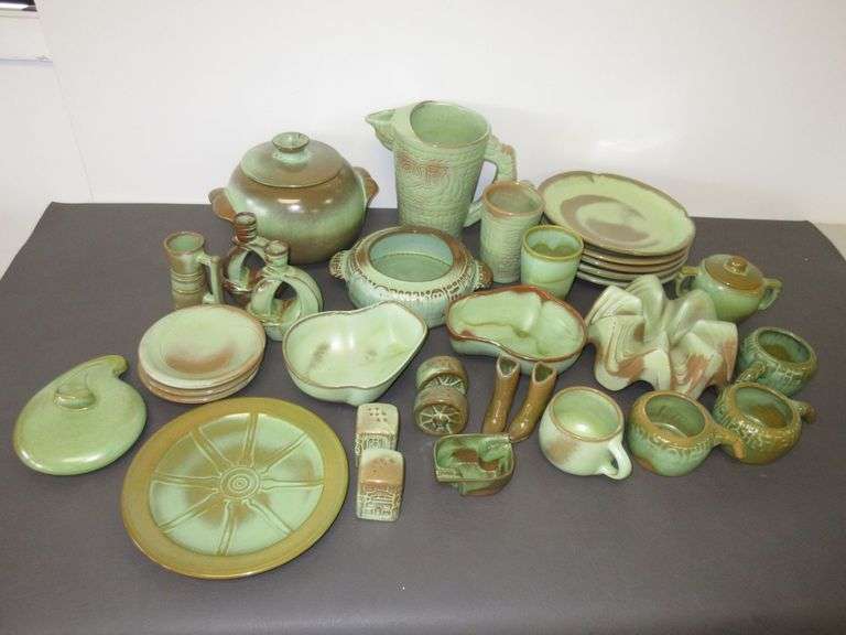 Frankoma Pottery Dishes Prime Time Auctions, Inc.
