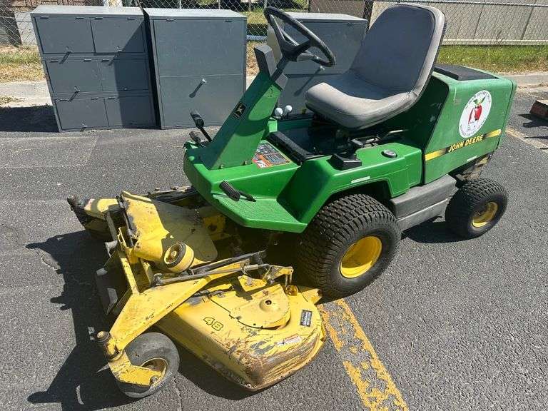 John Deere Riding Lawn Mower 48" - Prime Time Auctions, Inc.
