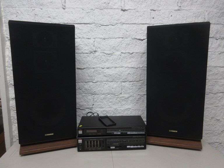 Fisher Graphic Equalizer, Digital Synthesizer, Speakers Prime Time