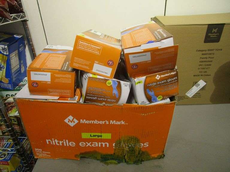 Member's Mark Nitrile Exam Gloves Prime Time Auctions, Inc.