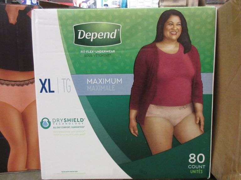 Always Discreet XL, Depends XL Prime Time Auctions, Inc.