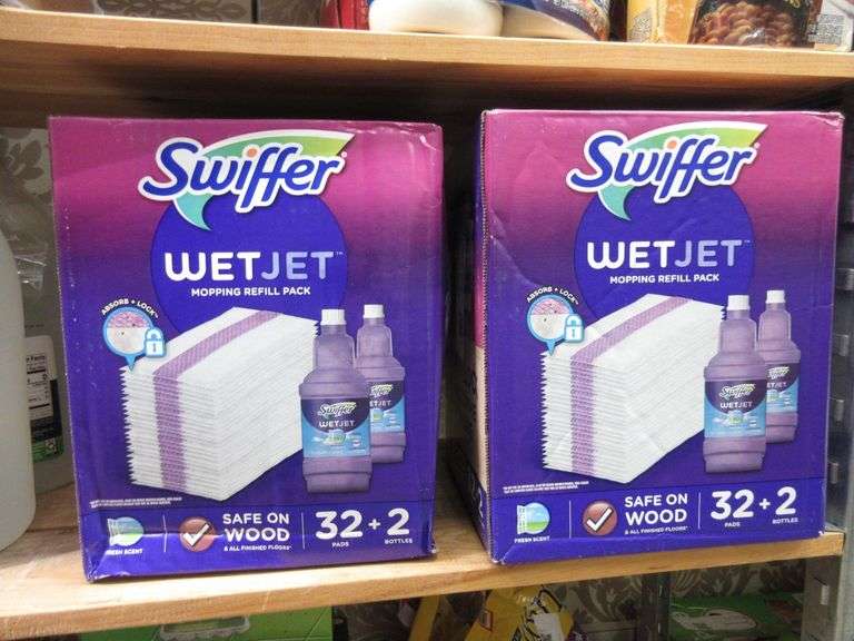 2) Swiffer Wet Jet Mopping Refill Pack Prime Time Auctions, Inc.