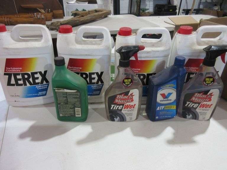 Antifreeze, Auto Oil, Transmission Fluid, Tire Shine Prime Time