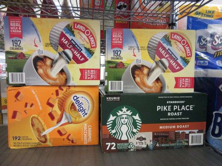 2) Land O Lakes Half and Half Creamer Pods, International Delight