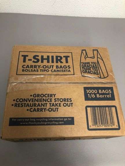 Carry Out Bags - Prime Time Auctions, Inc.