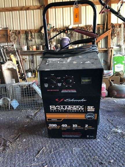 Schumacher Battery Charger Engine Starter - Prime Time Auctions, Inc.