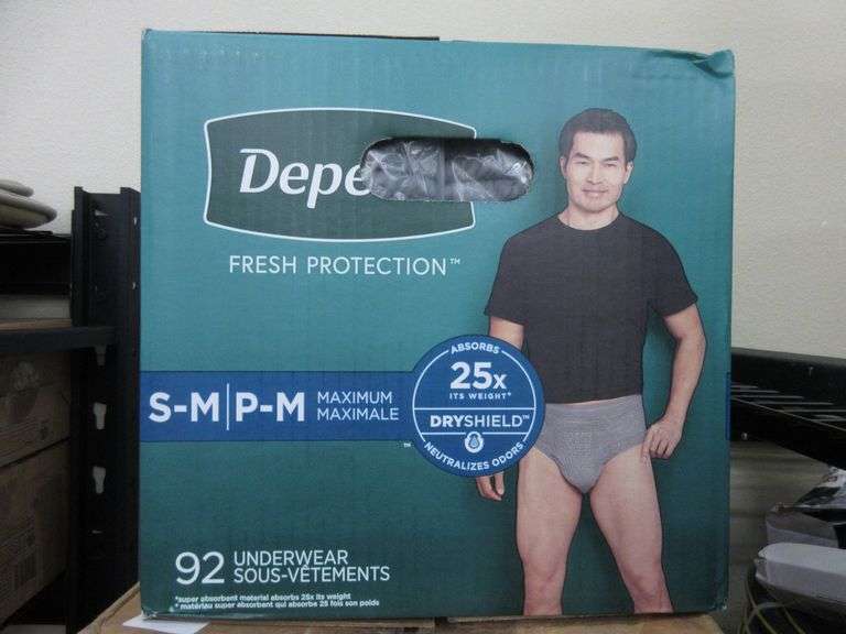 Depends, Total Protection Underwear Prime Time Auctions, Inc.