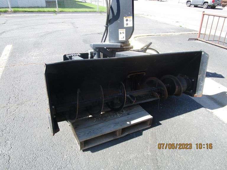 Skid Steer Snow Blower Attachment Prime Time Auctions, Inc.