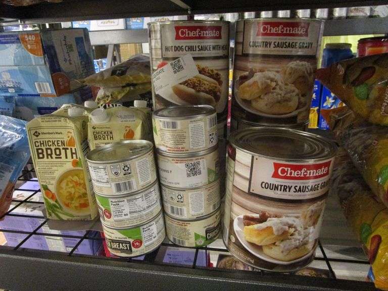 4) Member's Mark Chicken Broth, 7) Member's Mark Canned Chicken Breast