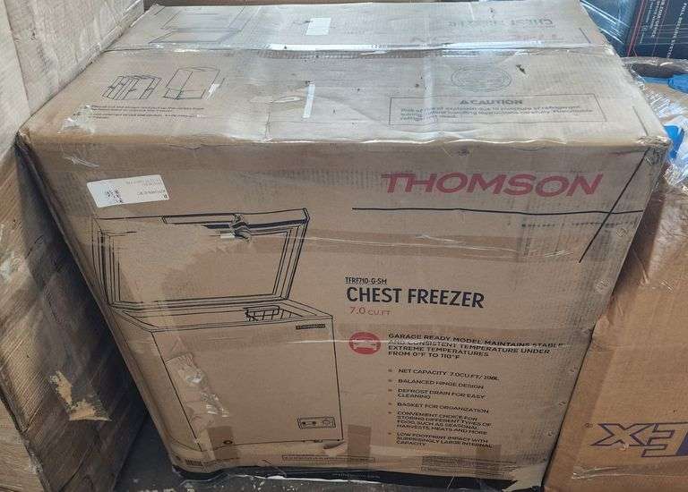 Thomson 7.0 cu. ft Chest Freezer Prime Time Auctions, Inc.