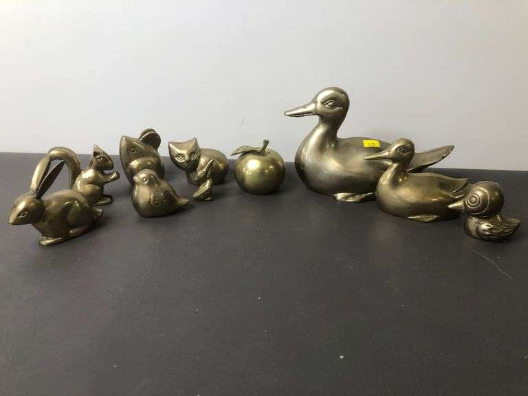 Solid Brass Animal Collection Prime Time Auctions, Inc.