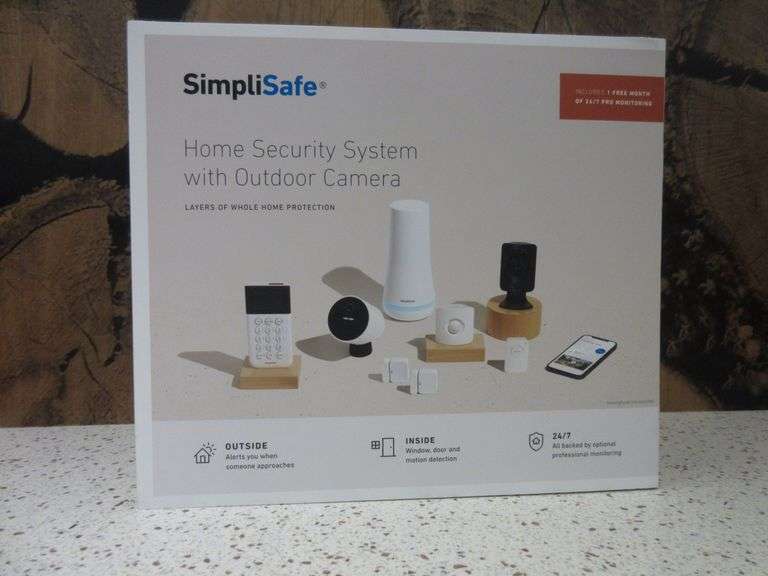 SimpliSafe Home Security System with Outdoor Camera - Prime Time ...