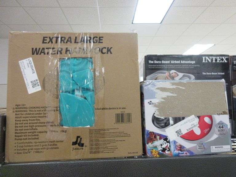 Mickey Pool Float, Extra Large Water Hammock - Prime Time Auctions, Inc.