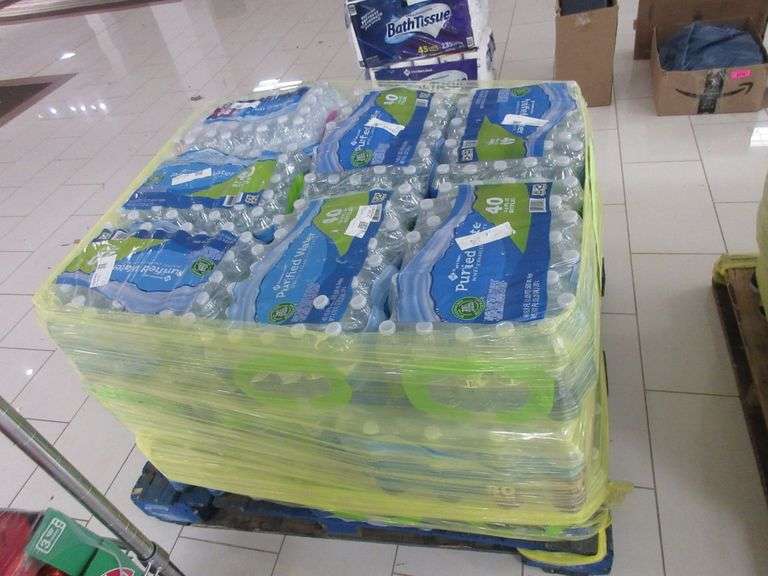 Pallet of Purified Water Prime Time Auctions, Inc.