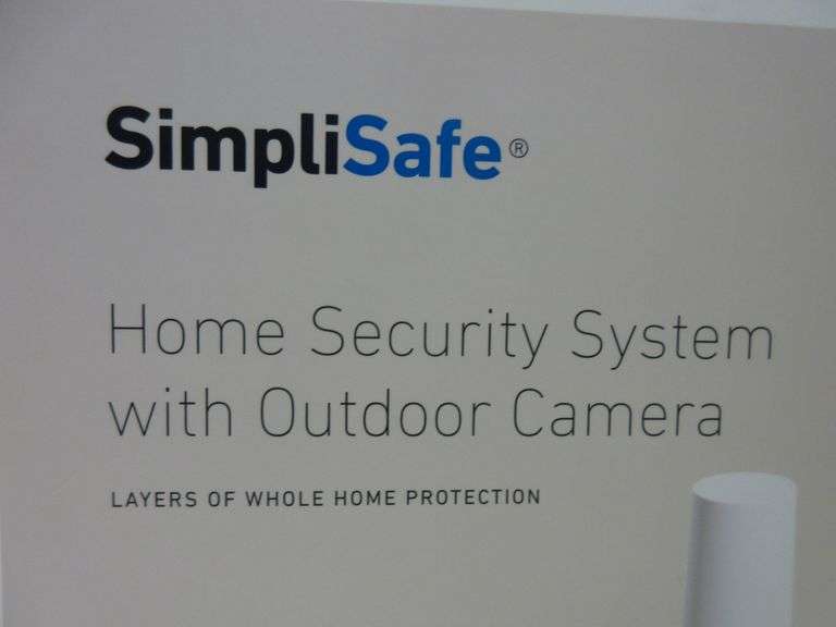 SimpliSafe Home Security System with Outdoor Camera Prime Time