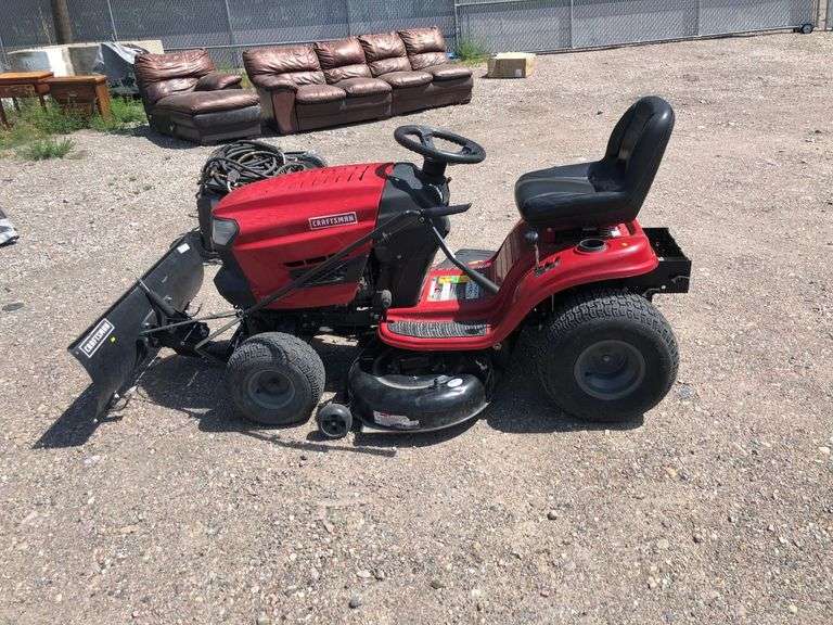 Craftsman Lawn Mower With Snow Blade Prime Time Auctions, Inc.