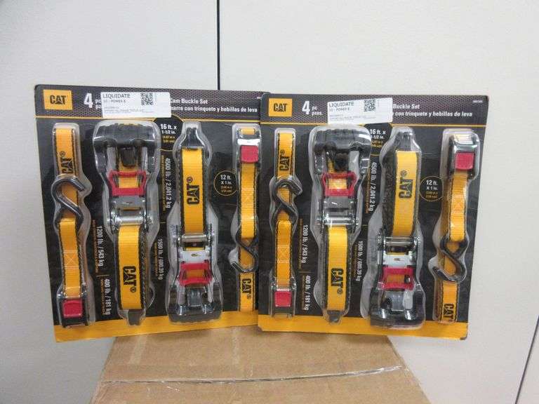 2) CAT Ratchet Straps Prime Time Auctions, Inc.