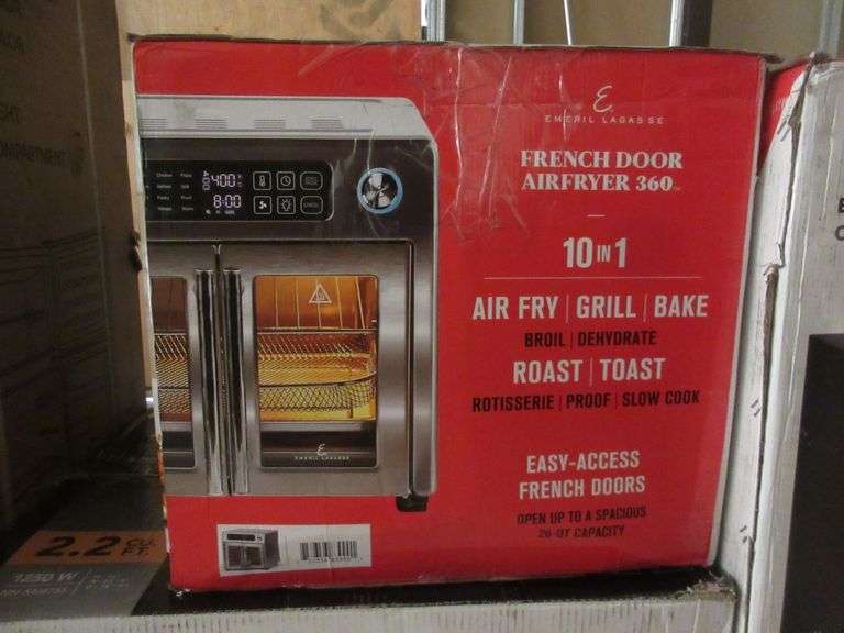 Emril Lagasse French Door Air Fryer * Prime Time Auctions, Inc.