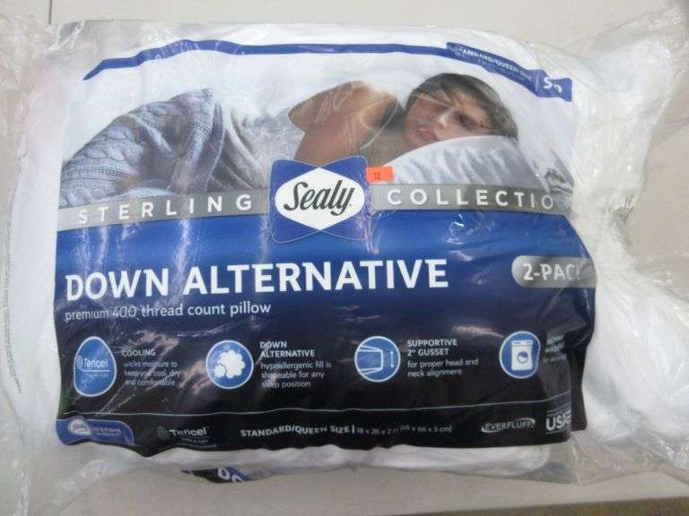 Sealy Down Alternative Pillows Prime Time Auctions, Inc.