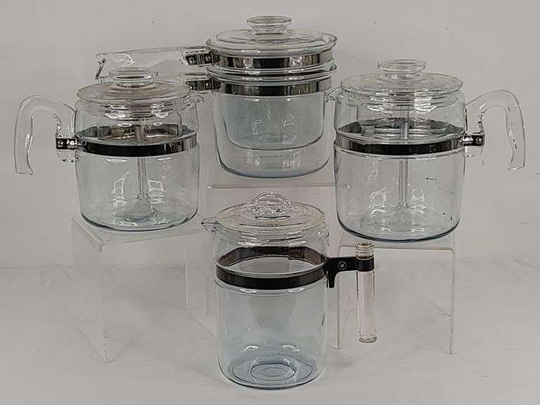 Pyrex, Glass Coffee Pots and Double Boiler Colorado Premier Realty
