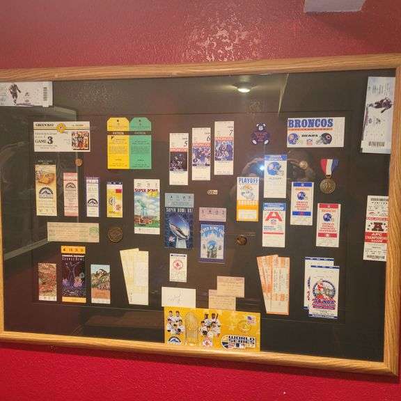 Vintage Sports Ticket Collection Colorado Premier Realty & Auction