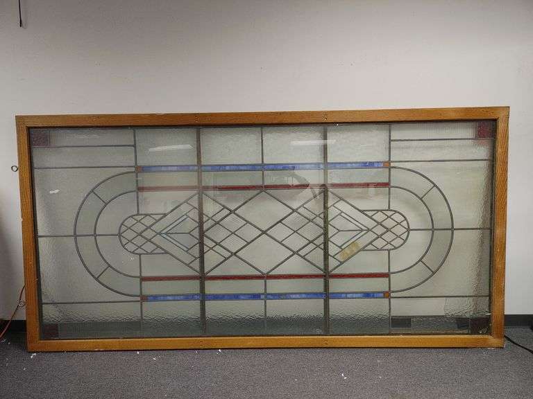 Large Stained Glass Window Colorado Premier Realty & Auction Services