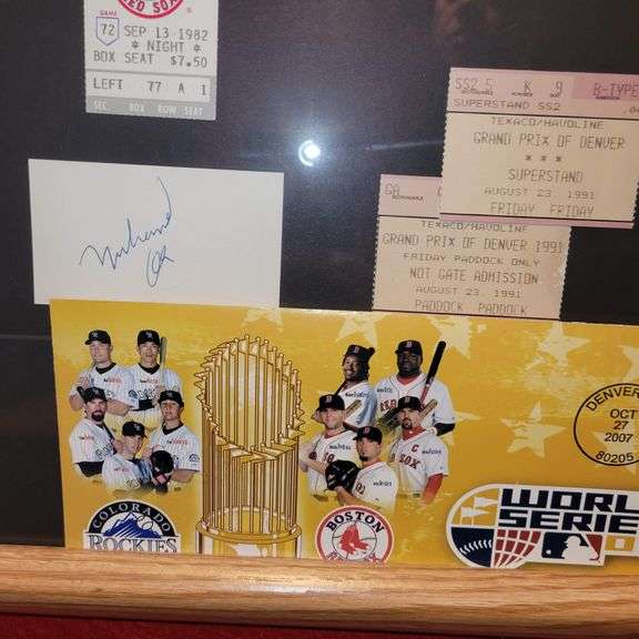 Vintage Sports Ticket Collection Colorado Premier Realty & Auction