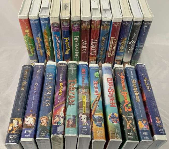 Disney, Sealed VHS Tapes Colorado Premier Realty & Auction Services