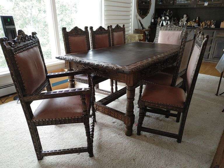 Dining table and chairs Colorado Premier Realty & Auction Services