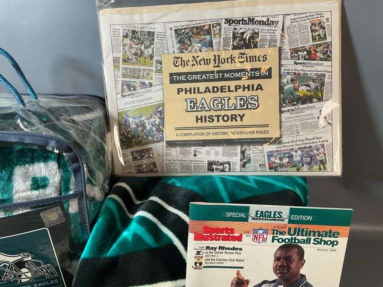 Assorted Lot of Philadelphia Eagles Collectibles Coastal Downsizing LLC