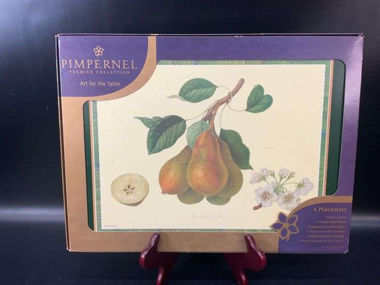 Pimpernel Premier Collection Set of 4 Placemats in Original Packaging Coastal Downsizing LLC
