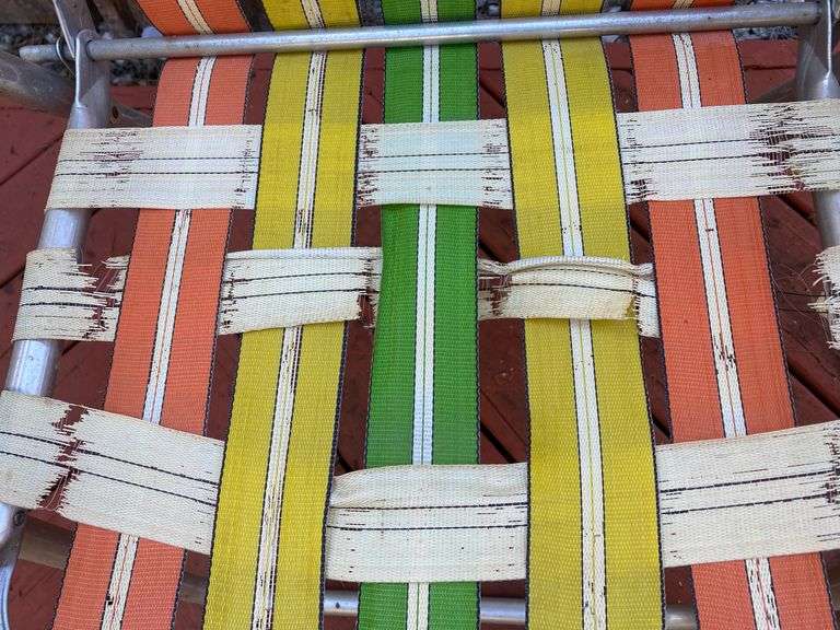 Vintage Aluminum bed Lawn Chairs, Needs Repair Coastal Downsizing LLC