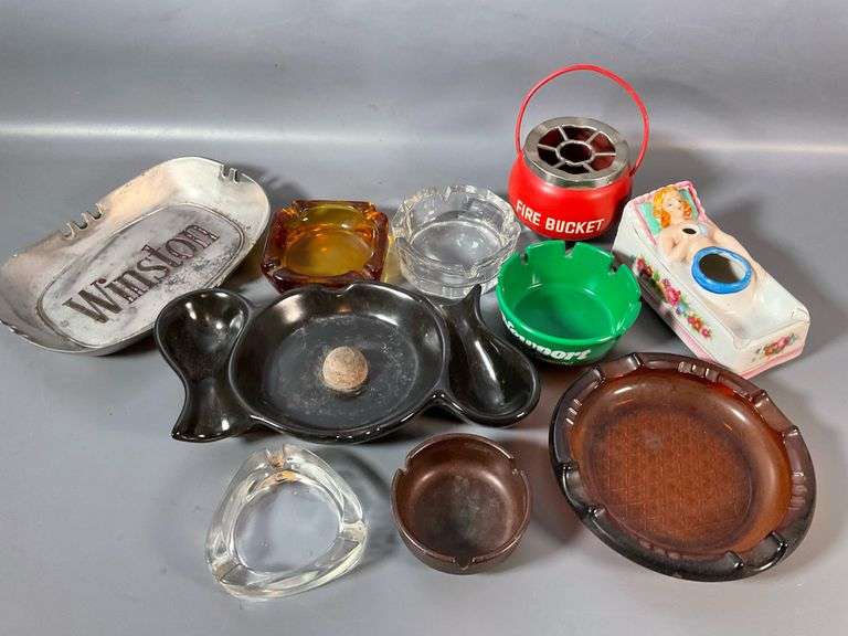Vintage Ashtrays (10) Coastal Downsizing LLC