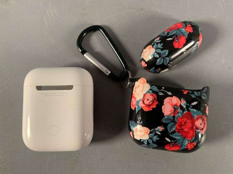 Apple Airpods, No Charger, Untested, Includes Floral Case Coastal
