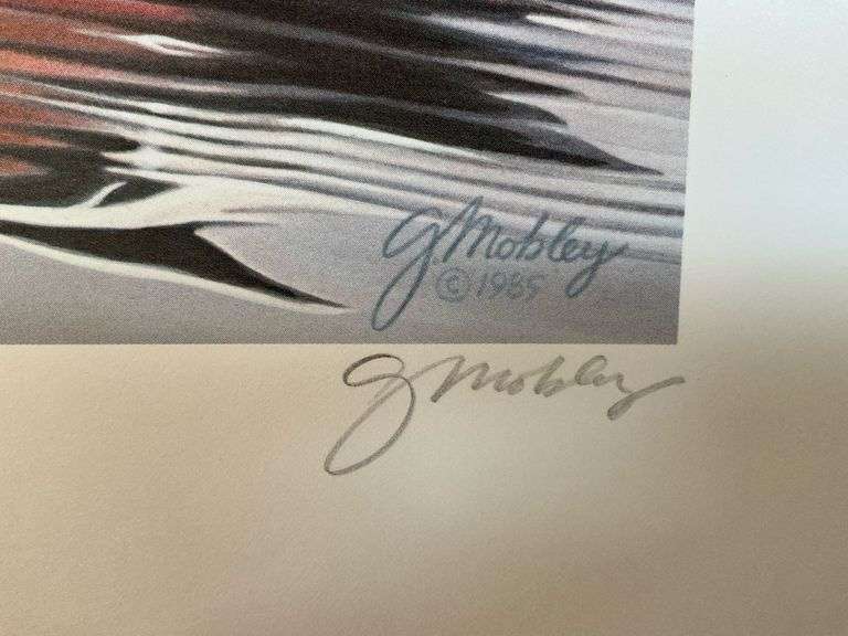 198586 Gerald Mobley Federal Duck Stamp Print Signed And Numbered